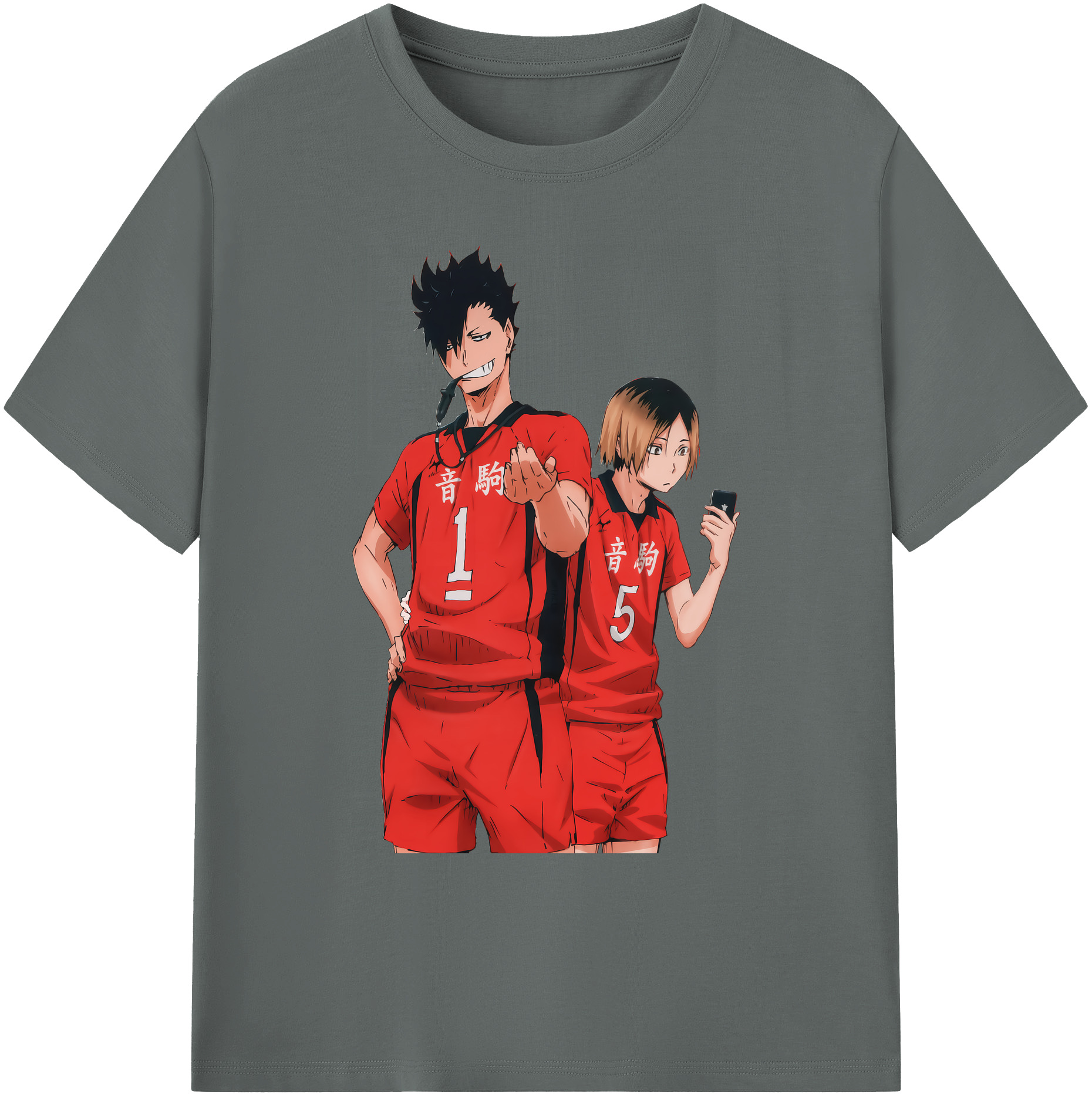 （画像用） ハイキュー!! Haikyu!! 綿100％ メンズ半袖Tシャツ｜肌触りやわらか＆通気性
